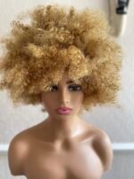 Afro kinky blonde